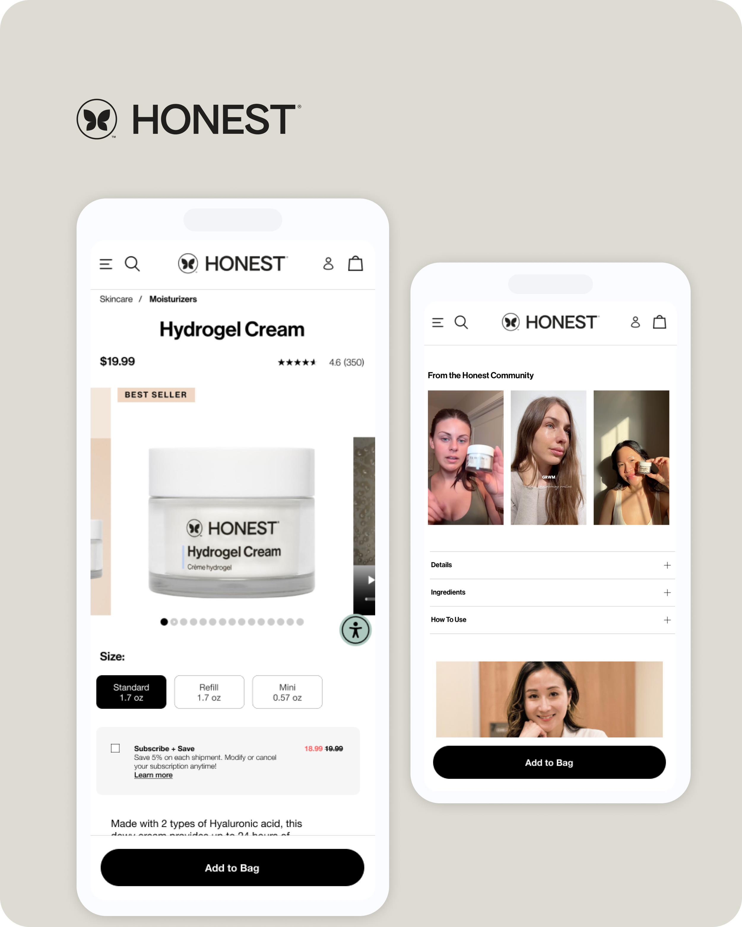 Optimized Above-the-Fold Buy Box on PDPs